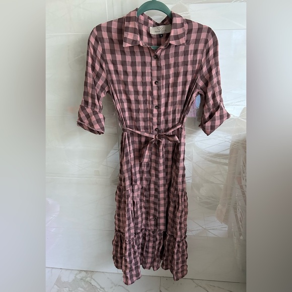 Heavenlycute Plaid Gingham Pink Dress💕 - Picture 2 of 8